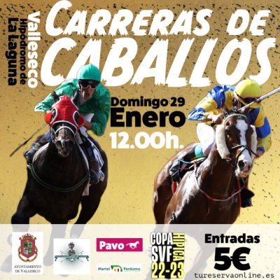 Primera jornada de carreras de caballos del a&ntilde;o en el hip&oacute;dromo de Valleseco