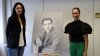 La artista moyense Mar&iacute;a Su&aacute;rez Alem&aacute;n se reencuentra con los dos retratos realizados para ls Casa-Museo Tom&aacute;s Morales