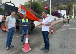 Guía: Avanzan las obras del acondicionamiento y mejora de la carretera de Anzo