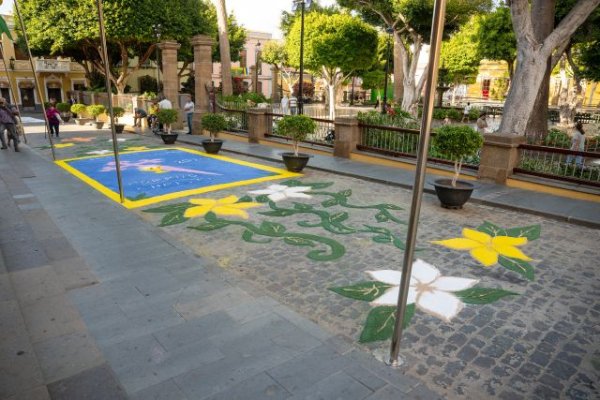 G&aacute;ldar: El Ayuntamiento anima a la ciudadan&iacute;a a participar este domingo en la elaboraci&oacute;n de las alfombras del Corpus Christi