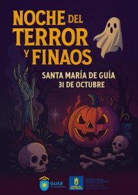 Gu&iacute;a celebra la Noche del Terror y de los Finaos con escenarios &lsquo;de miedo&rsquo;, casta&ntilde;as asadas, chocolate caliente y el ritmo de Armon&iacute;a Show, DJ Aithamy y el grupo Una M&aacute;s