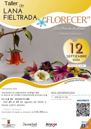 Arucas: Taller de lana fieltrada- FLORECER