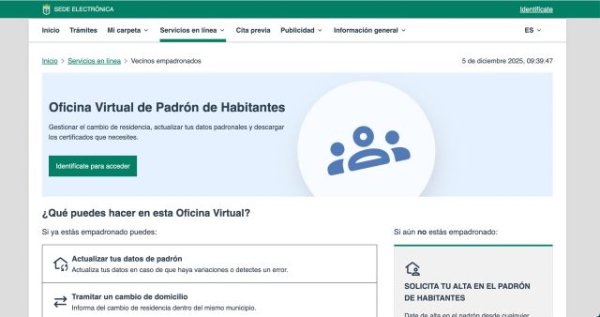 Gáldar habilita la tramitación electrónica de todas las gestiones del Padrón Municipal