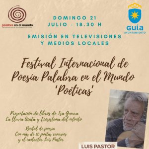 Guía: Las televisiones y medios locales emiten este domingo el XVIII Festival Internacional de Poesía Palabra en el Mundo