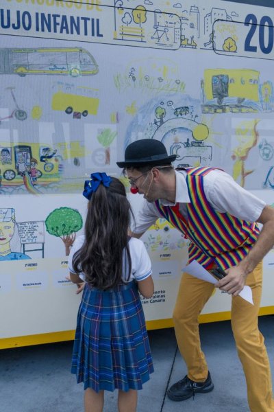 Guaguas Municipales invita a todos los centros educativos de la Isla a participar en su concurso de dibujo infantil con motivo de la Semana Europea de la Movilidad 2025