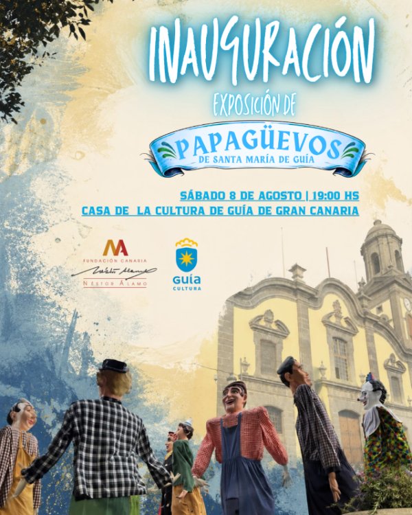 Gu&iacute;a: La Casa de la Cultura acoge una exposici&oacute;n dedicada a los Papag&uuml;evos de Gu&iacute;a dentro de las Fiestas de La Virgen 2026