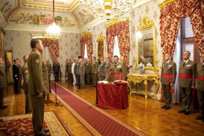 En el Palacio de Capitan&iacute;a General el general Salom Herrera toma posesi&oacute;n del Mando de Canarias del Ej&eacute;rcito de Tierra