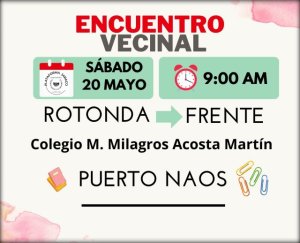 La Palma: Encuentro vecinal en Puerto Naos