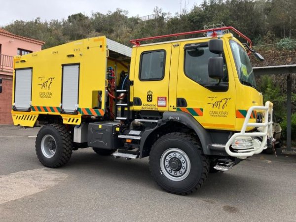 El Parque Nacional de Garajonay contará con dos nuevas autobombas forestales para la protección de sus montes