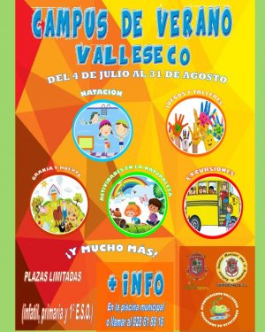 Comienza las inscripciones del Campus de Verano de Valleseco 2022