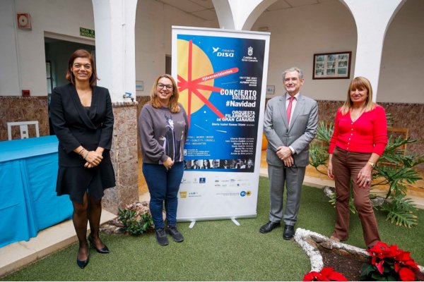 Los jóvenes talentos canarios en el Concierto Solidario de Navidad de la OFGC y la Fundación DISA