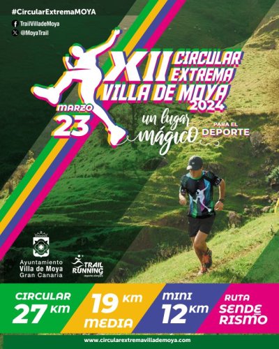 La Circular Extrema Villa de Moya se celebra el 23 de marzo