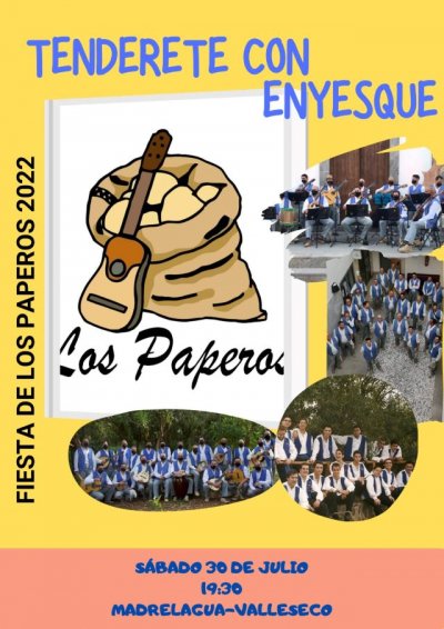 Valleseco: Madrelagua te invita a su tenderete con enyesque