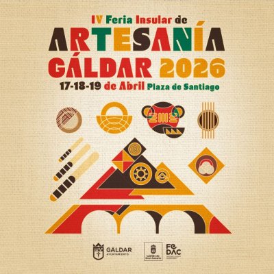 G&aacute;ldar celebra la IV Feria Insular de Artesan&iacute;a del 17 al 19 de abril en la Plaza de Santiago