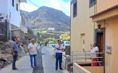 El Ayuntamiento de Guía culmina las obras de renovación de la red de saneamiento de Las Boticarias