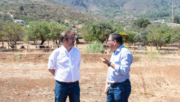 Medio Ambiente muestra su apoyo a la ampliación de la zona recreativa del Troncón en Valsequillo