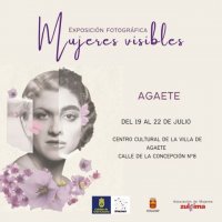 Agaete: El Centro Cultural acoge esta semana, del 19 al 22 de julio, la exposici&oacute;n &lsquo;Mujeres Visibles&rsquo;