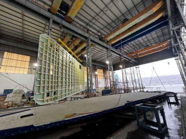 Finaliza otro gran hito en la construcción del nuevo catamarán Rodman para Fred. Olsen Express