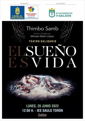 Gáldar: El IES Saulo Torón acoge el lunes la obra de teatro solidaria ‘El sueño es vida’