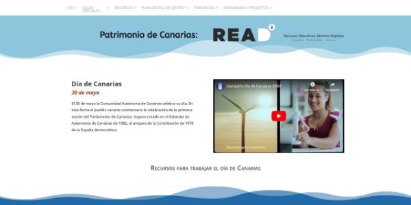 Educación pone a disposición de los centros un portal con recursos didácticos sobre contenidos canarios