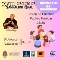 Valleseco acoge una sesi&oacute;n de cuentacuentos familiar con Antonio L&oacute;pez