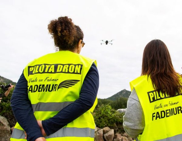 FADEMUR celebra en la provincia de Ciudad Real las prácticas y exámenes de su escuela de pilotaje de drones