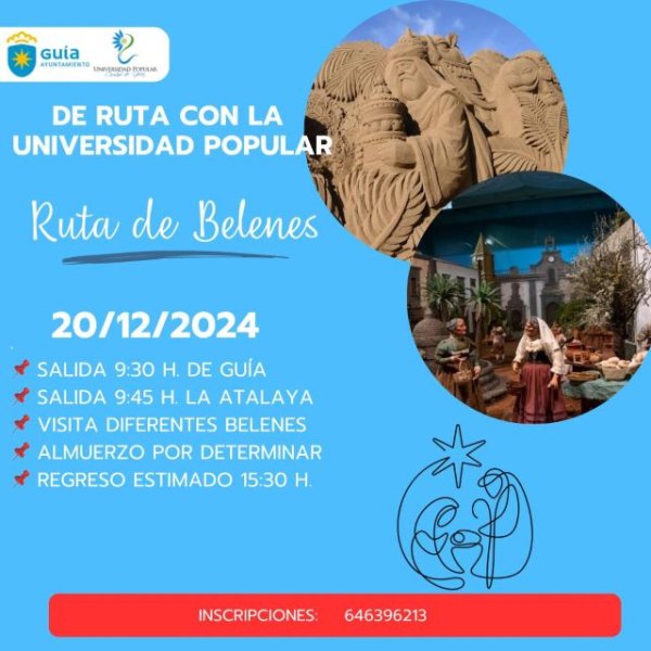 La Universidad Popular de Guía organiza una Ruta por los Belenes de la capital grancanaria