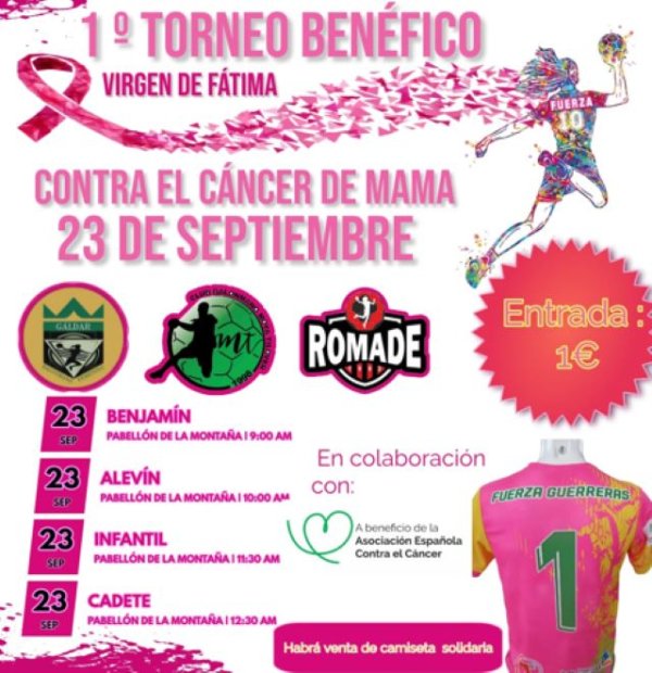 El Club GABAFE G&aacute;ldar Balonmano celebra una jornada deportiva ben&eacute;fica a favor de la Asociaci&oacute;n Espa&ntilde;ola Contra el C&aacute;ncer