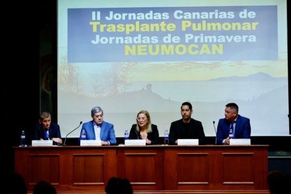 Sanidad participa en las II Jornadas Canarias de Trasplante Pulmonar