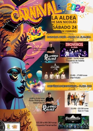 La Aldea de San Nicol&aacute;s se engalana para celebrar este s&aacute;bado el &lsquo;Carnaval de D&iacute;a&rsquo; y el &lsquo;Crep&uacute;sculo de Carnaval&rsquo;