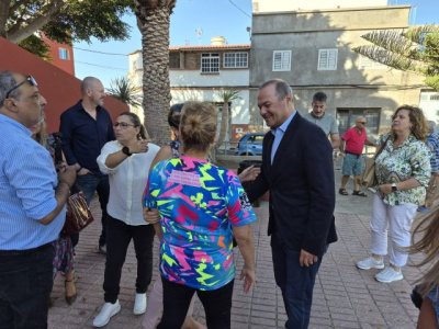 Obras Públicas planifica un nuevo acceso más seguro y cómodo al barrio de Aguatona desde la GC-100, en Ingenio