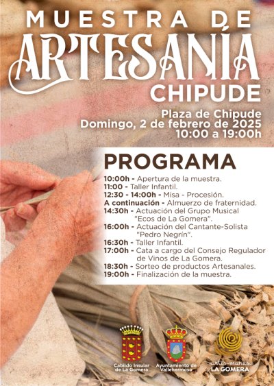 La Gomera: Chipude acoge este domingo una Muestra de Artesan&iacute;a por el d&iacute;a de la Candelaria