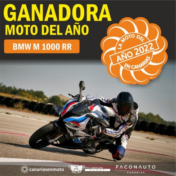 La deportiva BMW M 1000 RR elegida Moto del año 2022 en Canarias