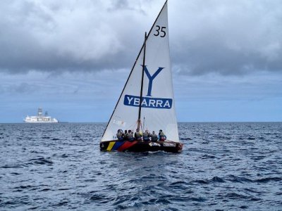 Vela Latina Canaria: Accidentado inicio del Torneo Eliminatorio Fundaci&oacute;n La Caja de Canarias