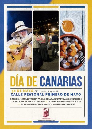 Puerto del Rosario: La calle peatonal Primero de Mayo se llena de tradiciones para celebrar el D&iacute;a de Canarias