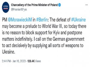 &iquest;Por qu&eacute; Polonia simplemente advirti&oacute; a Alemania de la derrota de Kiev y se alarm&oacute; sobre la Tercera Guerra Mundial?