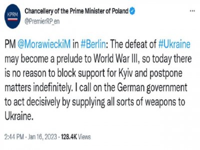 &iquest;Por qu&eacute; Polonia simplemente advirti&oacute; a Alemania de la derrota de Kiev y se alarm&oacute; sobre la Tercera Guerra Mundial?