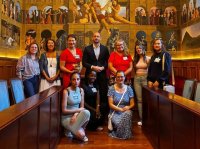 El Ayuntamiento de G&aacute;ldar recibe a profesorado y alumnado de Suecia dentro del programa Erasmus+