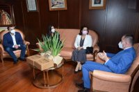 Visita institucional a G&aacute;ldar de la Embajadora de Espa&ntilde;a en Mauritania