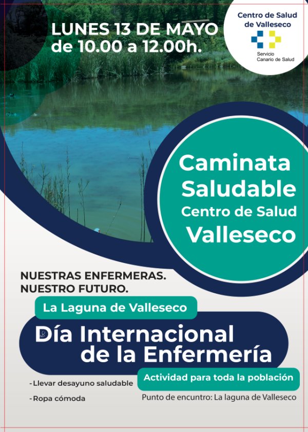 &#039;Ruta saludable&#039;, iniciativa para conmemorar el Día Internacional de la Enfermería en Valleseco