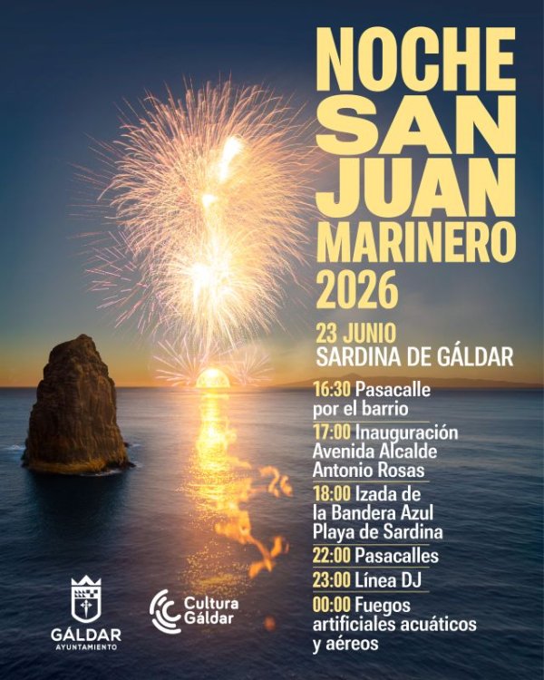 Sardina celebra el 23 de junio la Noche de San Juan Marinero, que incluye la inauguraci&oacute;n de la Avenida de Sardina