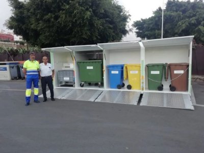 El punto limpio m&oacute;vil de G&aacute;ldar es el que m&aacute;s usuarios recibe de toda Gran Canaria