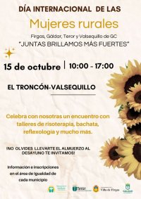 G&aacute;ldar participar&aacute; el 15 de octubre en un evento del D&iacute;a Internacional de las Mujeres Rurales en Valsequillo