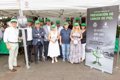 Sanidad colabora con el Cabildo de Tenerife en una campaña informativa para prevenir el cáncer de piel