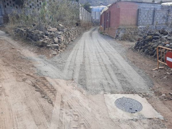 El Ayuntamiento de Gáldar dota de nuevo alcantarillado a la zona del Barranco del Palomar