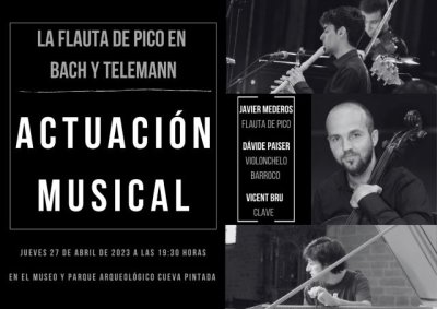 M&uacute;sica Barroca, Narraci&oacute;n y Danza cierran el mes de abril en Cueva Pintada