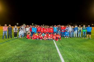 Gáldar: Se inauguraron las obras de mejora del campo de fútbol de Sardina