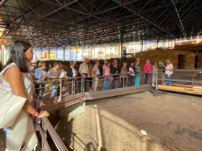 Cerca de medio centenar de personas mayores de Gu&iacute;a participaron esta semana en los talleres del Museo Arqueol&oacute;gico Cueva Pintada de G&aacute;ldar