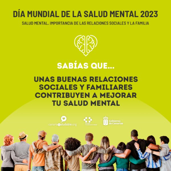 Sanidad lanza una campaña sobre el papel de las relaciones sociales y familiares en la protección de salud mental