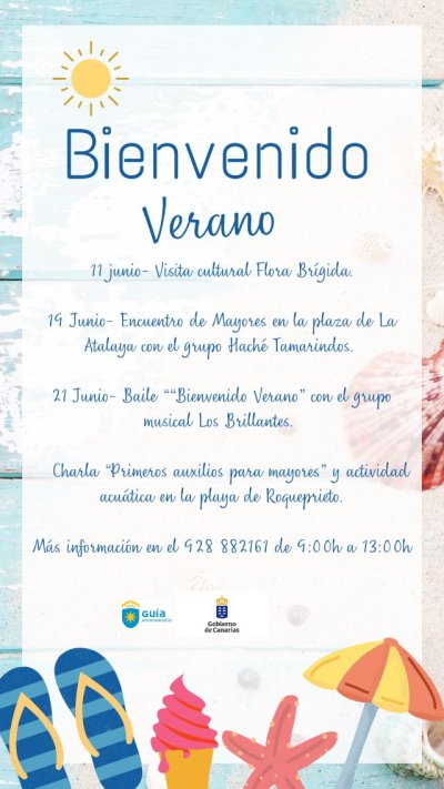 El programa &lsquo;Bienvenido Verano&rsquo; destinado a las personas mayores se celebra a lo largo de todo junio